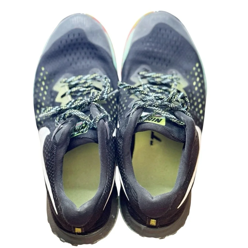 Nike Air Zoom Terra Kiger 4 Women Size 9.5 Trail Running Shoes Black 880564-001
